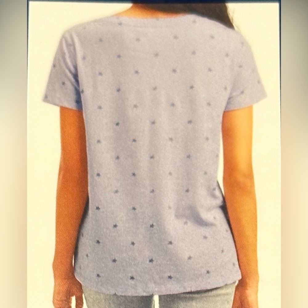 Splendid V neck short sleeve t shirt - Picture 3 of 5